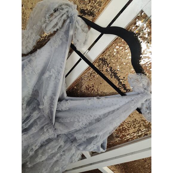 Arula Tulle Tiered Dress Light Lavender Bows Shoulder 1XL - Picture 11 of 16